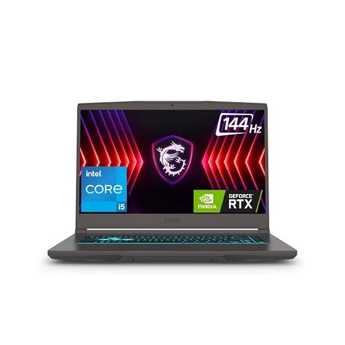 MSI Thin 15 B13UDX gaming laptop with RTX 3050 6GB