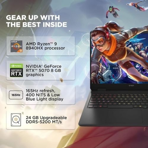 HP Omen 16 Ryzen 9 8940HX RTX 5070 8GB