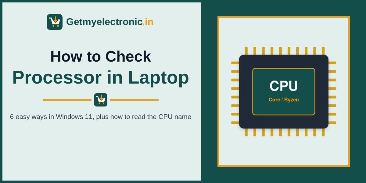 How to check the processor in a laptop in Windows 11