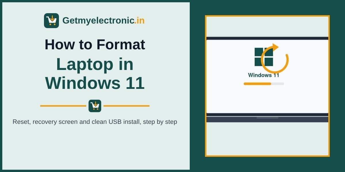 How to format a laptop in Windows 11