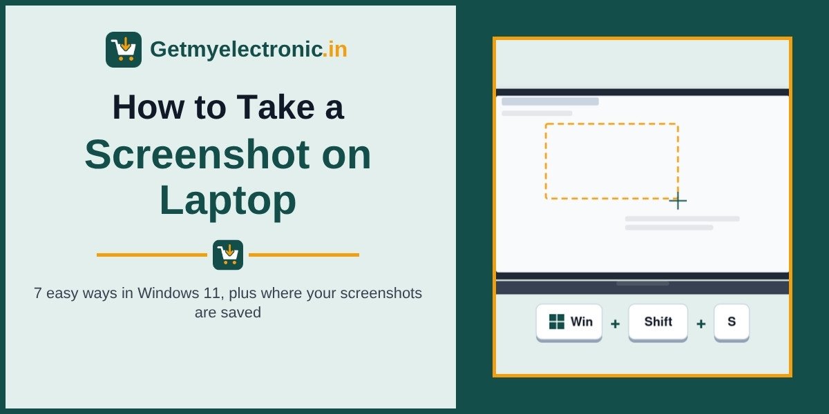 How to take a screenshot on a laptop in Windows 11