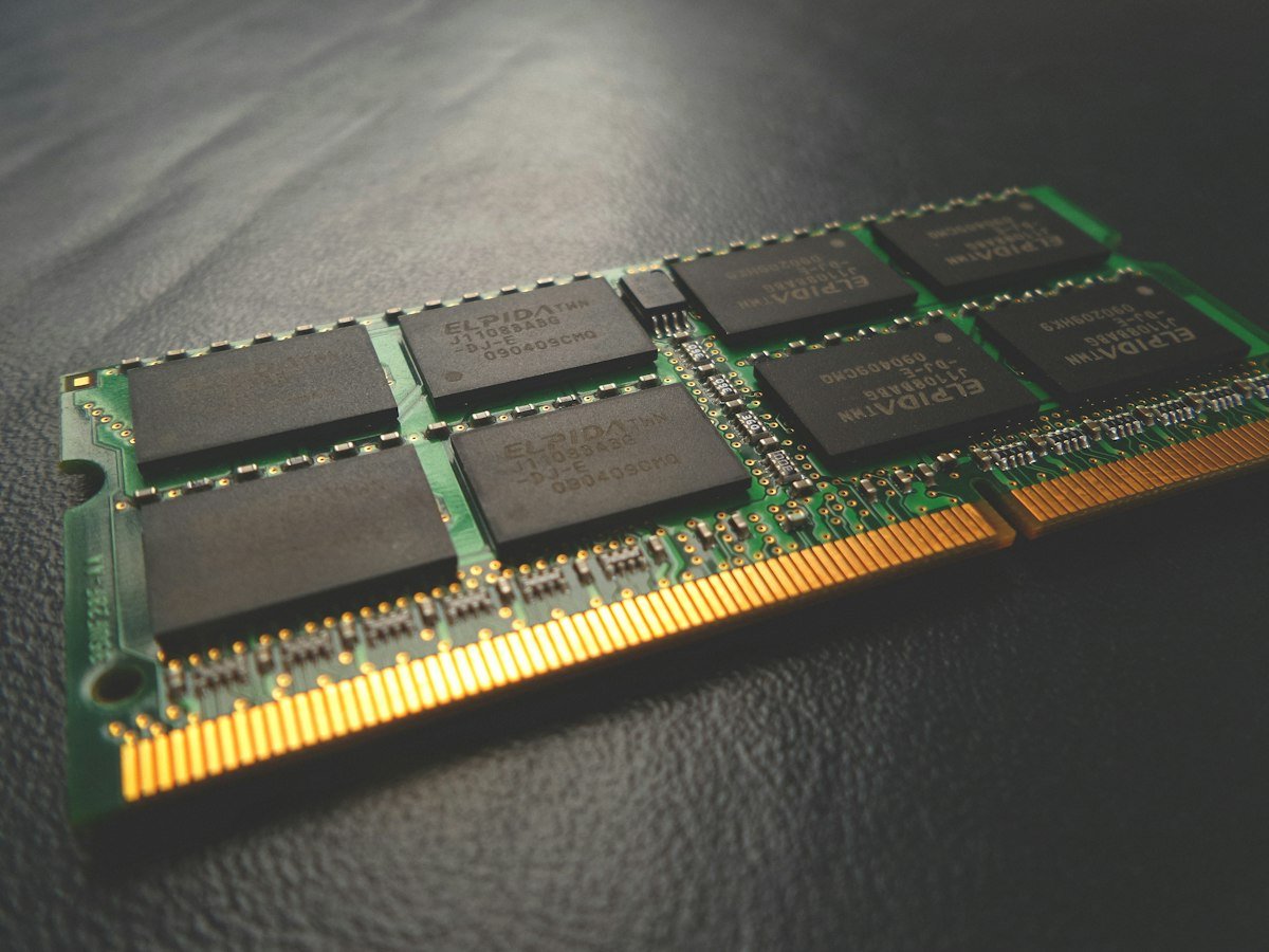 Laptop RAM stick (SO-DIMM module)
