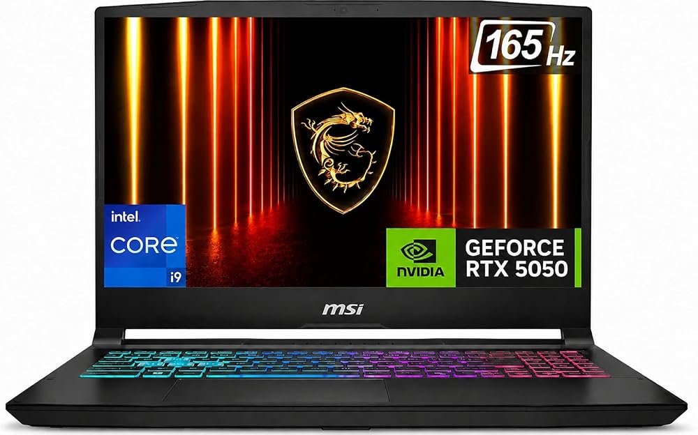 MSI Katana 15 HX gaming laptop with RTX 5050